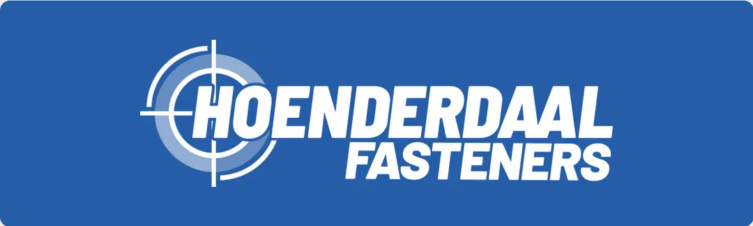 Hoenderdaal logo op blauwe achtergrond